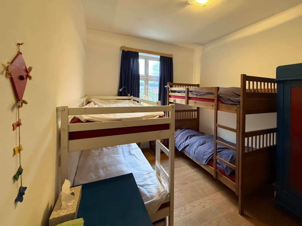 Fewo Seehund: 2. Schlafzimmer mit 4 Schlafplätzen