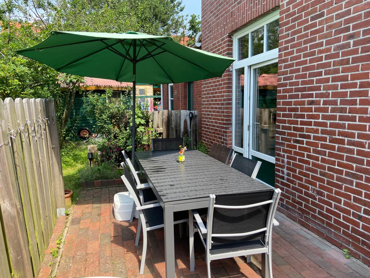 Fewo Seehund: Terrasse