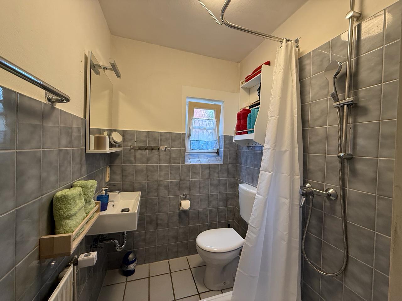 Fewo Wattwurm: WC/Duschbad